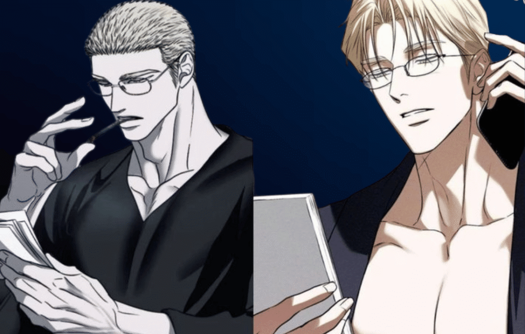 Jake and Moon Shingun from Shutline Chapter 1.