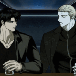 Shutline Animation Ep 1: Two men in black at a bar.