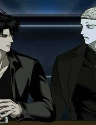 Shutline Animation Ep 1: Two men in black at a bar.