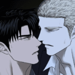 Two men from Shutline face each other intensely.