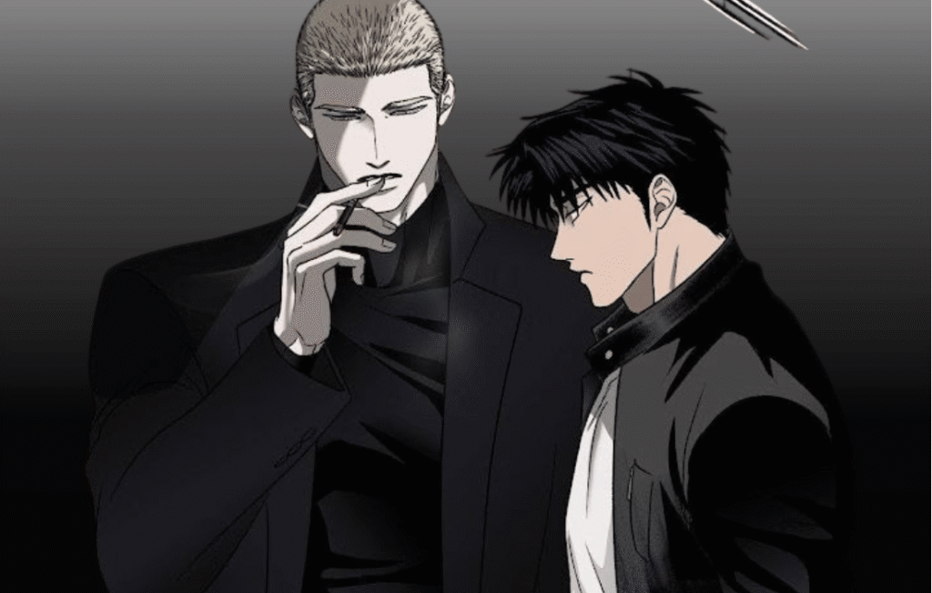 Shutline chapter 104 Jake and Moon Shin-gun face-off.