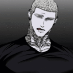 Jake Gillian Shutline with neck tattoos.