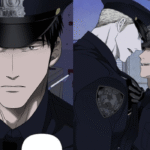 Jake and Moon Shin in Shutline Anime Ep 1 police uniforms.