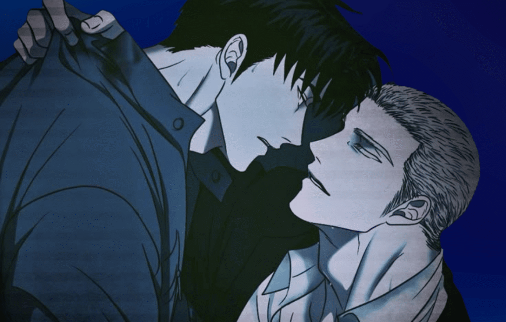 Jake and Moon Shin-gun in Manhwa Shutline.