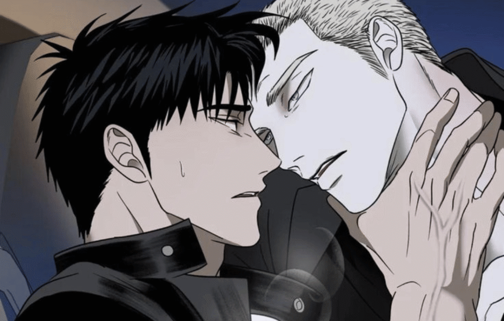 Intense face-off in Manhwa Shutline.