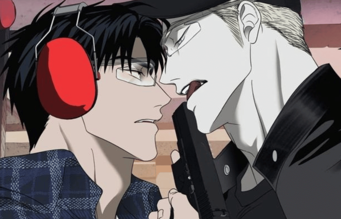 Moon Shin and Jake Gillan in Shutline chapter 105.