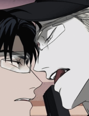 Shutline chapter 90: Close-up of Moon Dae-gun and Jake Gillan.