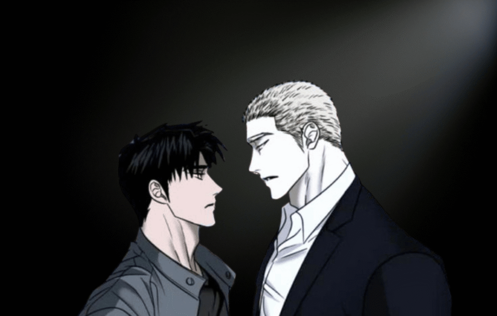 Shutline chapter 90: Moon Dae-gun and Jake Gillan.