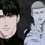 Shutline characters in black and white styles.