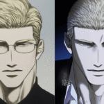 Shutline Jake: Comparison of two different hairstyles.