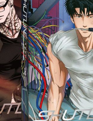 Cover art for Shutline read featuring Gun and Moon Dae-gun.