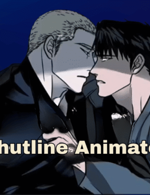 Shutline animated characters in intense close-up.