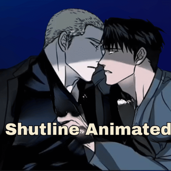 Shutline animated characters in intense close-up.
