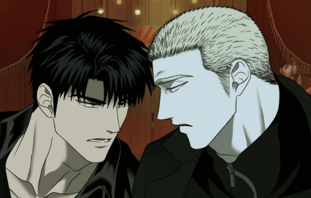 ake and Moon from Shutline Mangabuddy leaning close.