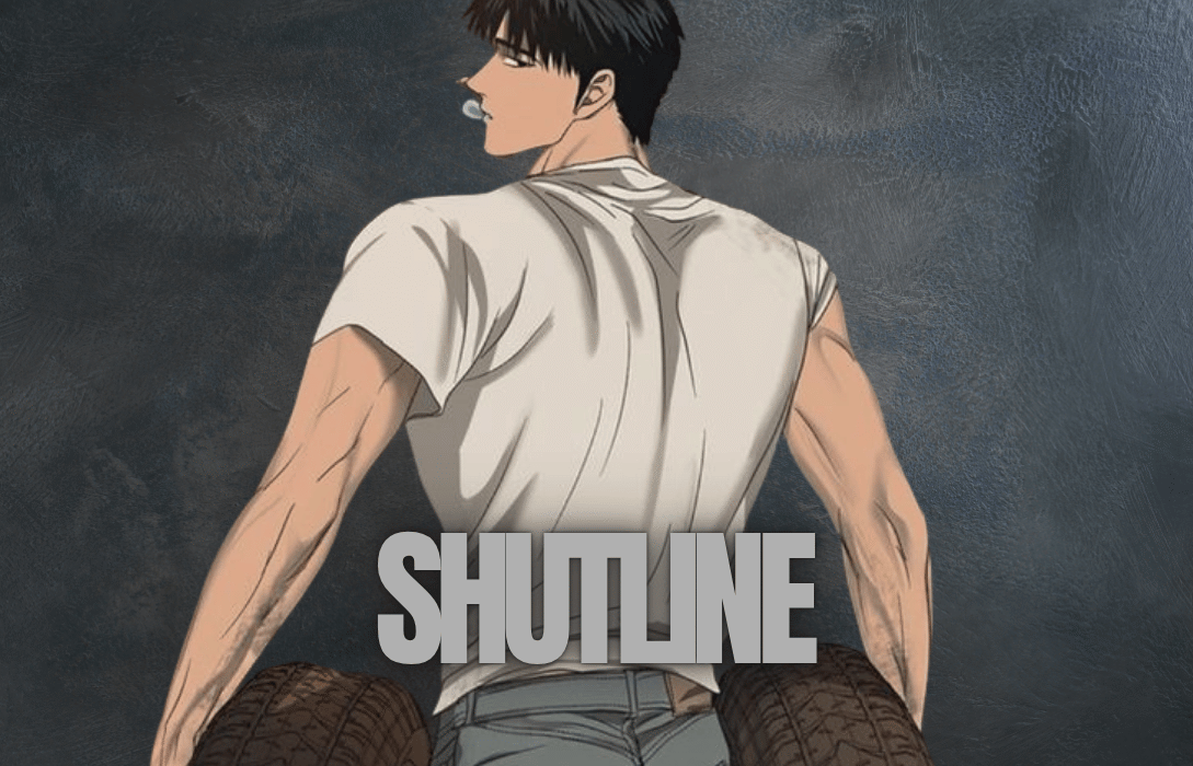 Shin carrying tires, Shutline ch.1 promo art.
