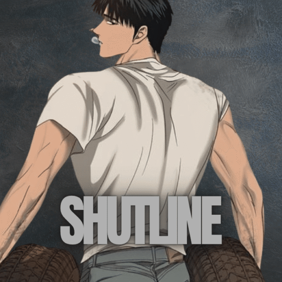 Shin carrying tires, Shutline ch.1 promo art.