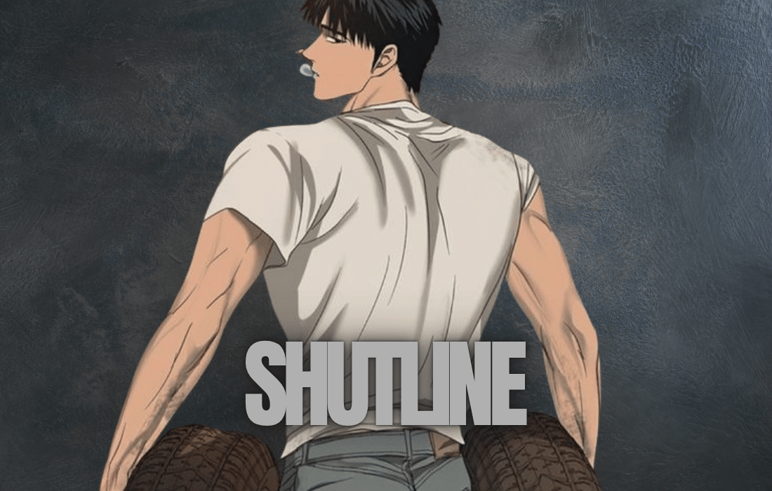 Shin carrying tires, Shutline ch.1 promo art.