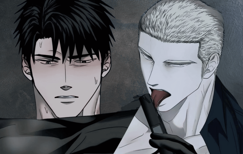 Jake Gillan and Moon Shin-gun in a Shutline Episode 1 edit.