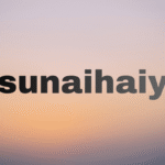 Tsunaihaiya text on a soft sunset gradient background.