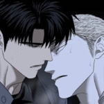 Two men from Shutline Chapter 56 in a tense, close-up face-off.