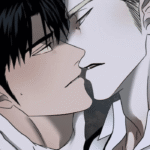 Shutline Chapter 78: Jake and Moon Shin-geon about to kiss.