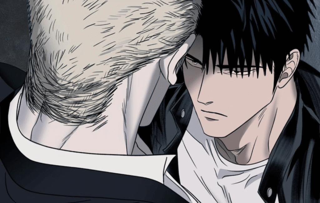 Shutline Chapter 78: Moon Shin-geon glares at Jake.