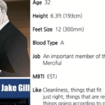 Profile of Jake Gillan from Shutline with height details. How tall is jake gillan from shutline
