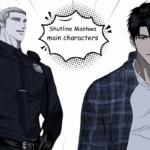 Shutline Manhwa main characters official art handsome male leads police officer black hair character boys love webtoon manga characters