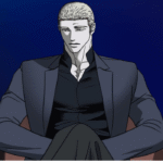 Jake Gillan sitting in a chair, looking downward in shutline ch 83.