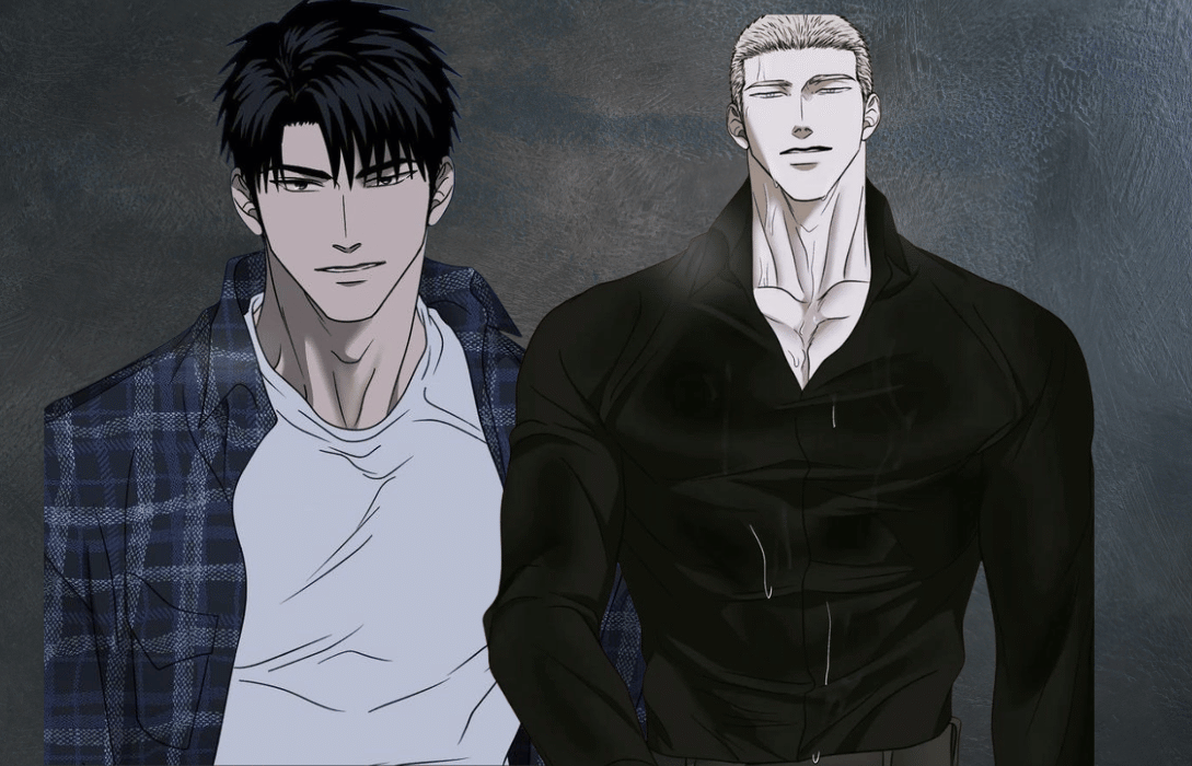 Two muscular men from the manhwa Shutline reddit.