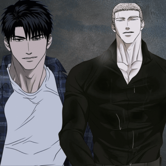 Two muscular men from the manhwa Shutline reddit.