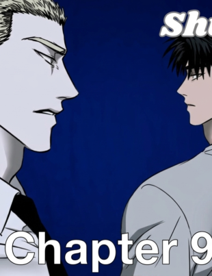 Shutline Chapter 9 characters facing each other in suspense