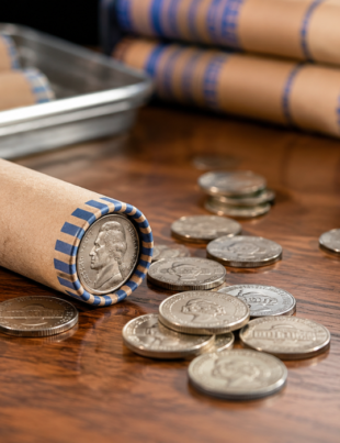 How Many Nickels in a Roll standard U.S. coin roll