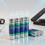 Low self discharge rechargeable AA batteries with long lasting charge retention for flashlights, cameras, and everyday electronic devices.