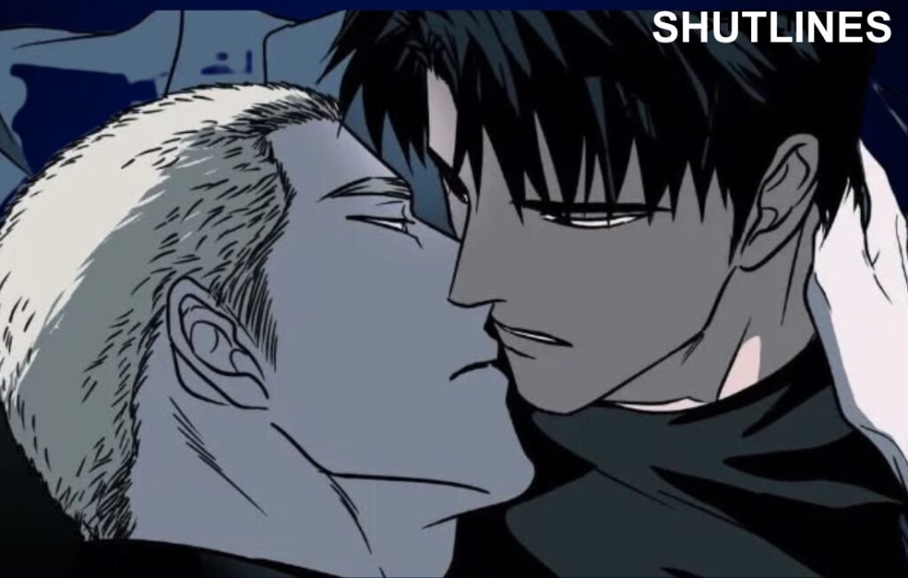 Romantic moment of Jake and Moon Shingae in Shutline