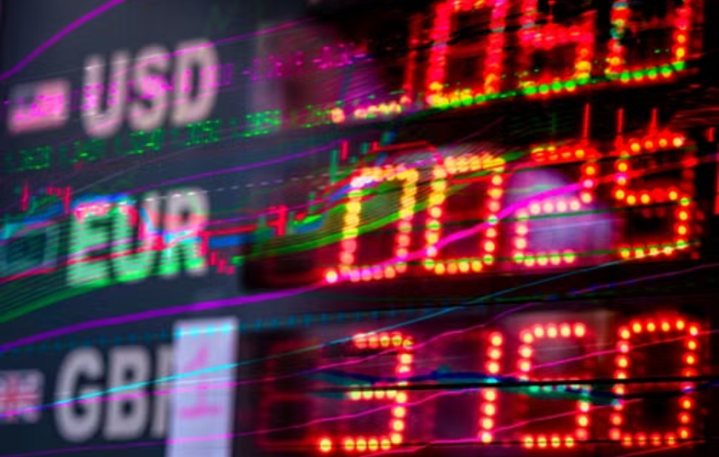 Global Trader Programme foreign exchange ticker display.