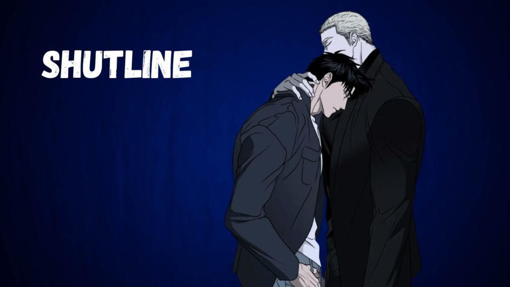 Jake comforting Moon Shin in a Shutline webtoon scene