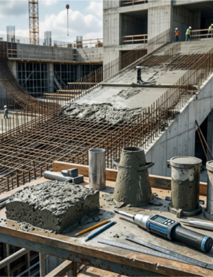 CIIIB high-slag cement concrete used in modern construction