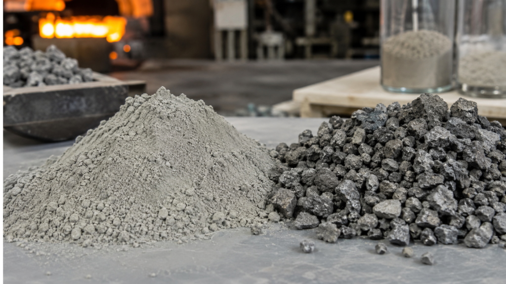 CIIIB cement made with GGBS and Portland cement clinker
