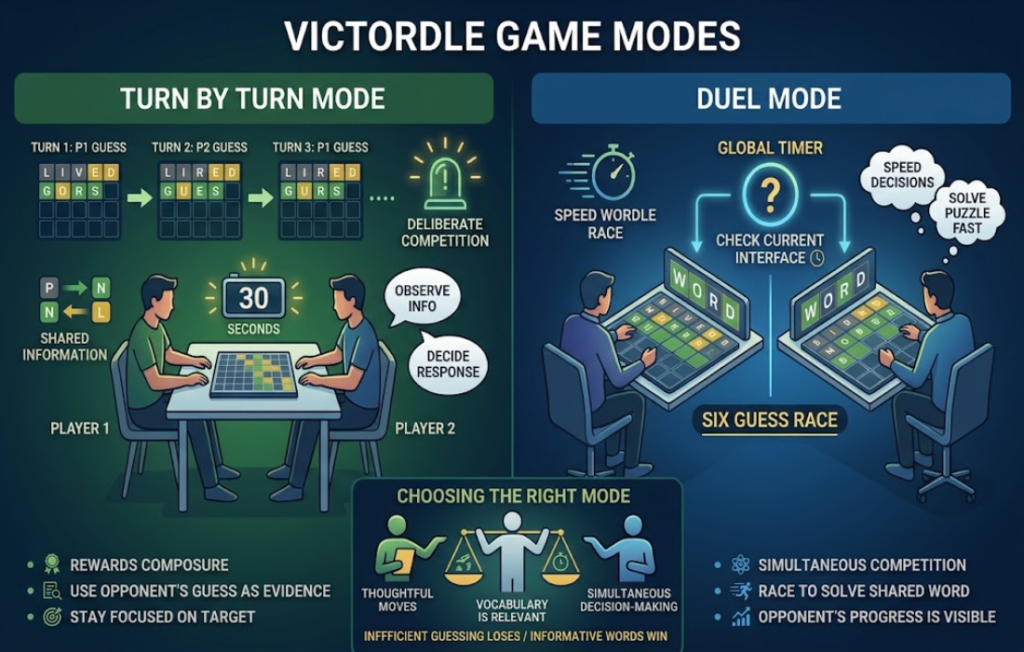 Victordle game modes.