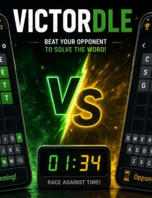 Victordle word game face-off.