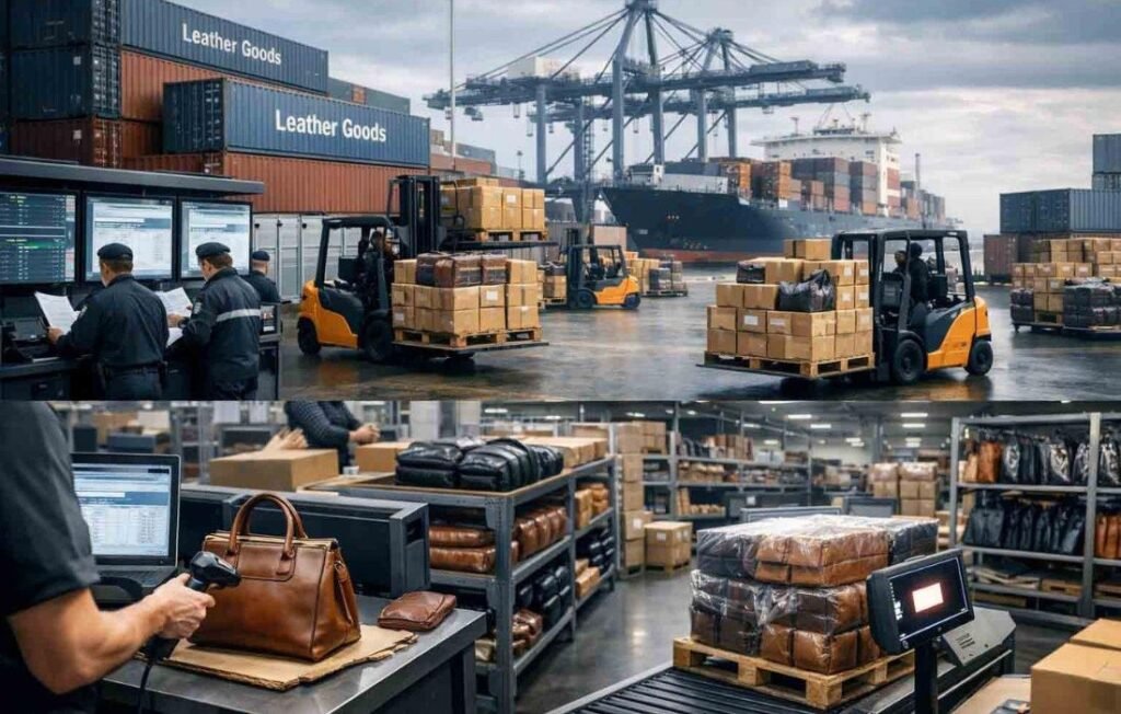 Pelletteria Angelo Import Export warehouse and logistics operations for leather goods