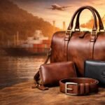 Pelletteria Angelo Import Export leather bag, wallet, and belt ready for global export