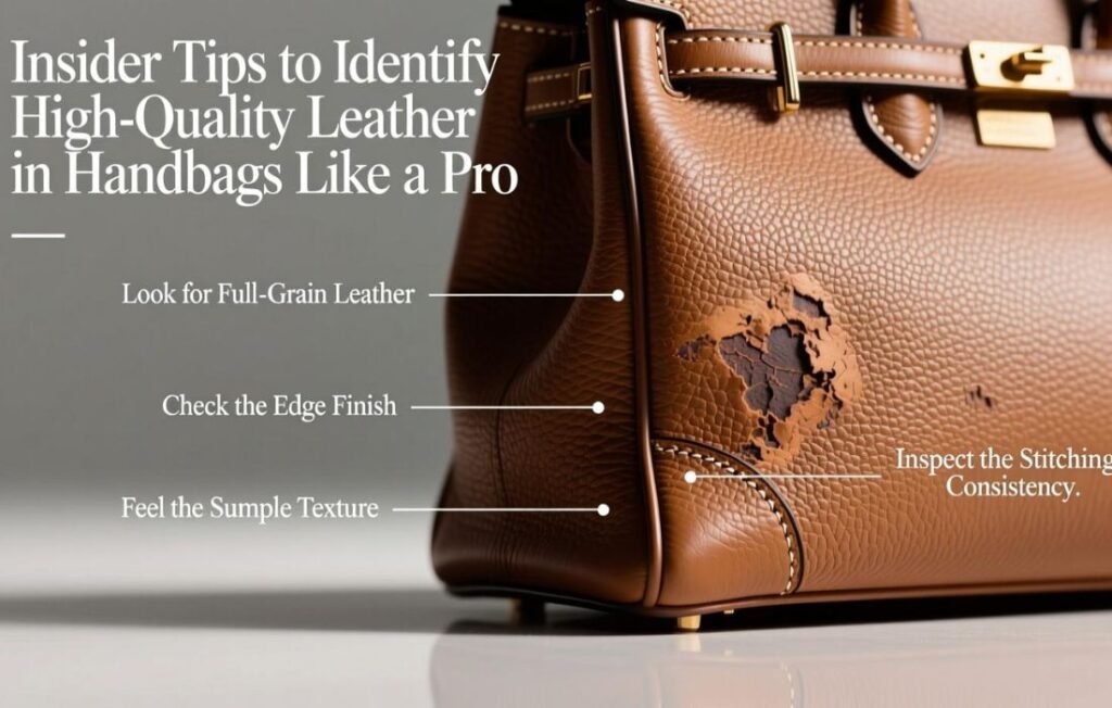 Pelletteria Angelo Import Export tips to identify high-quality leather in handbags