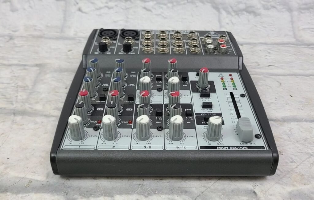 Behringer Xenyx 1202SFX Premium Analog 12-Input Mixer front view